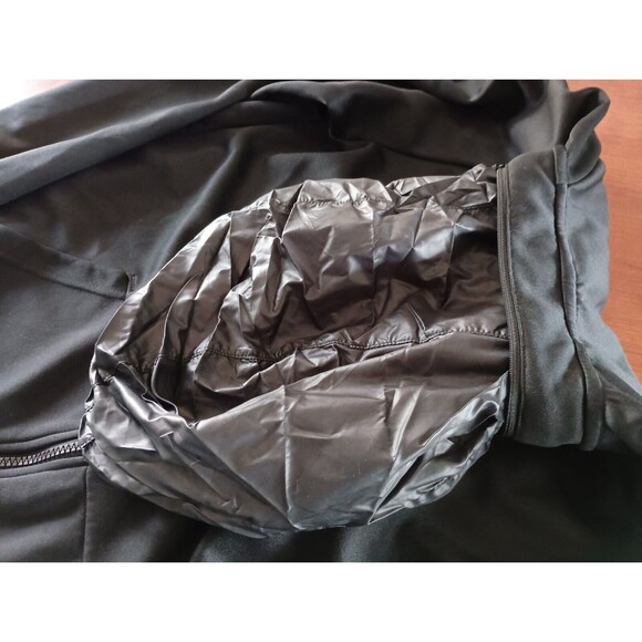 Nike Air Crossover Warm Up Track Jacket Large Hood Black Unisex Full Zip Sweater - Picture 8 of 12